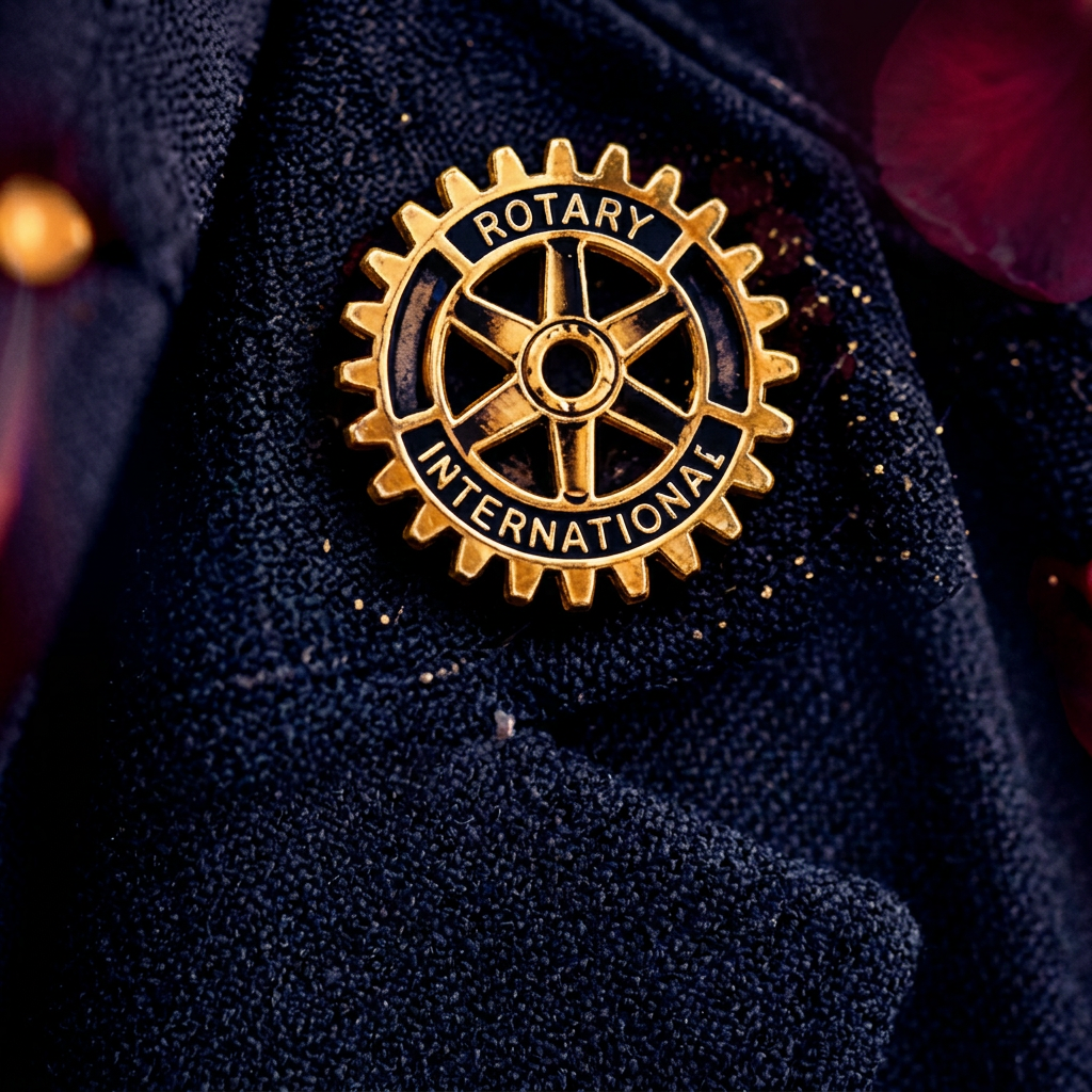 Rotary International lapel pin